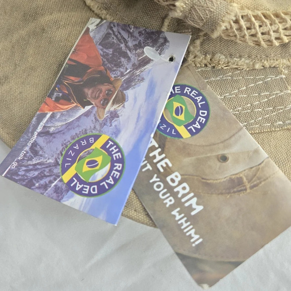 The Real Deal Brazil Hat NWT - Picture 6 of 7
